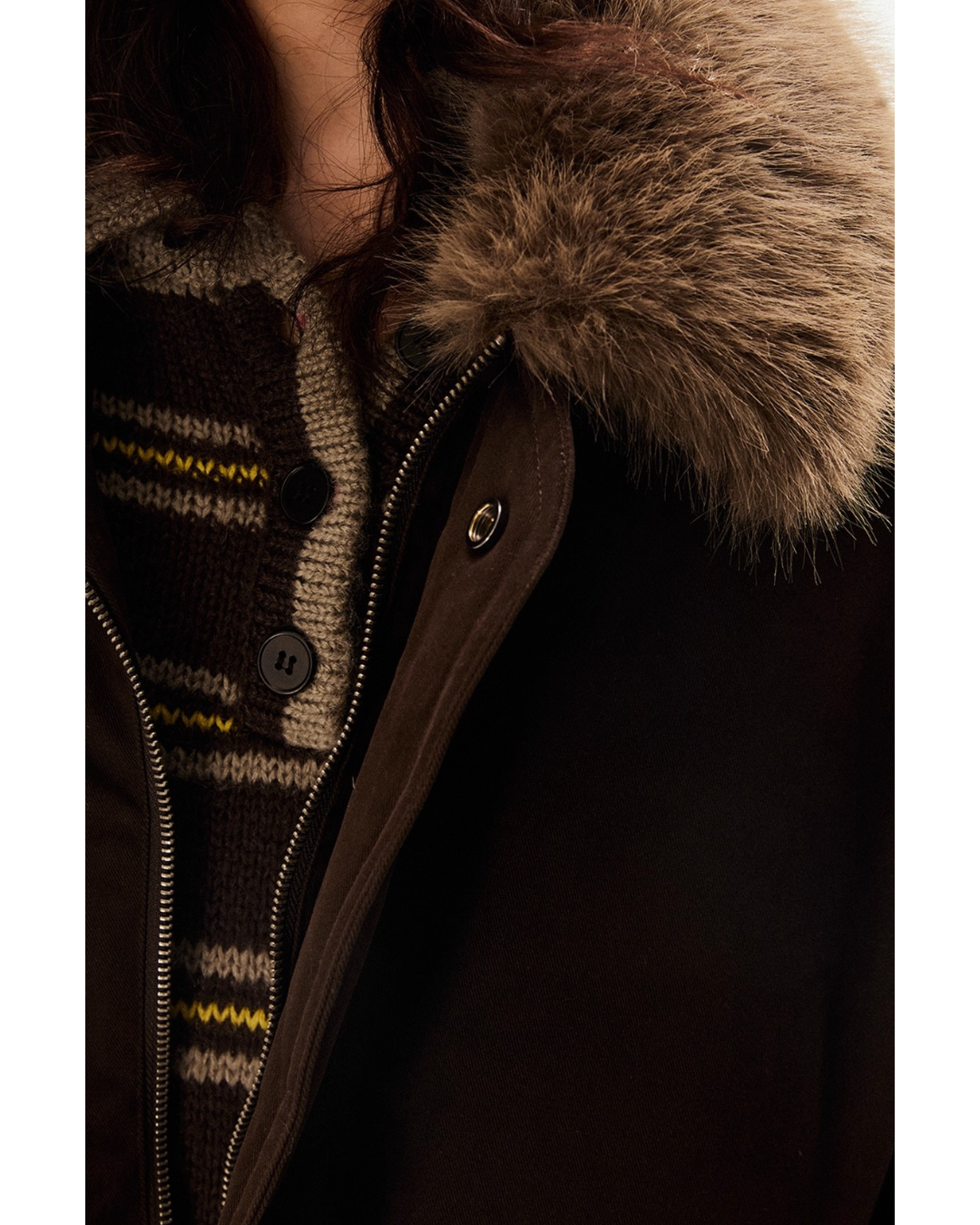 Classic Aviator Fur Jacket