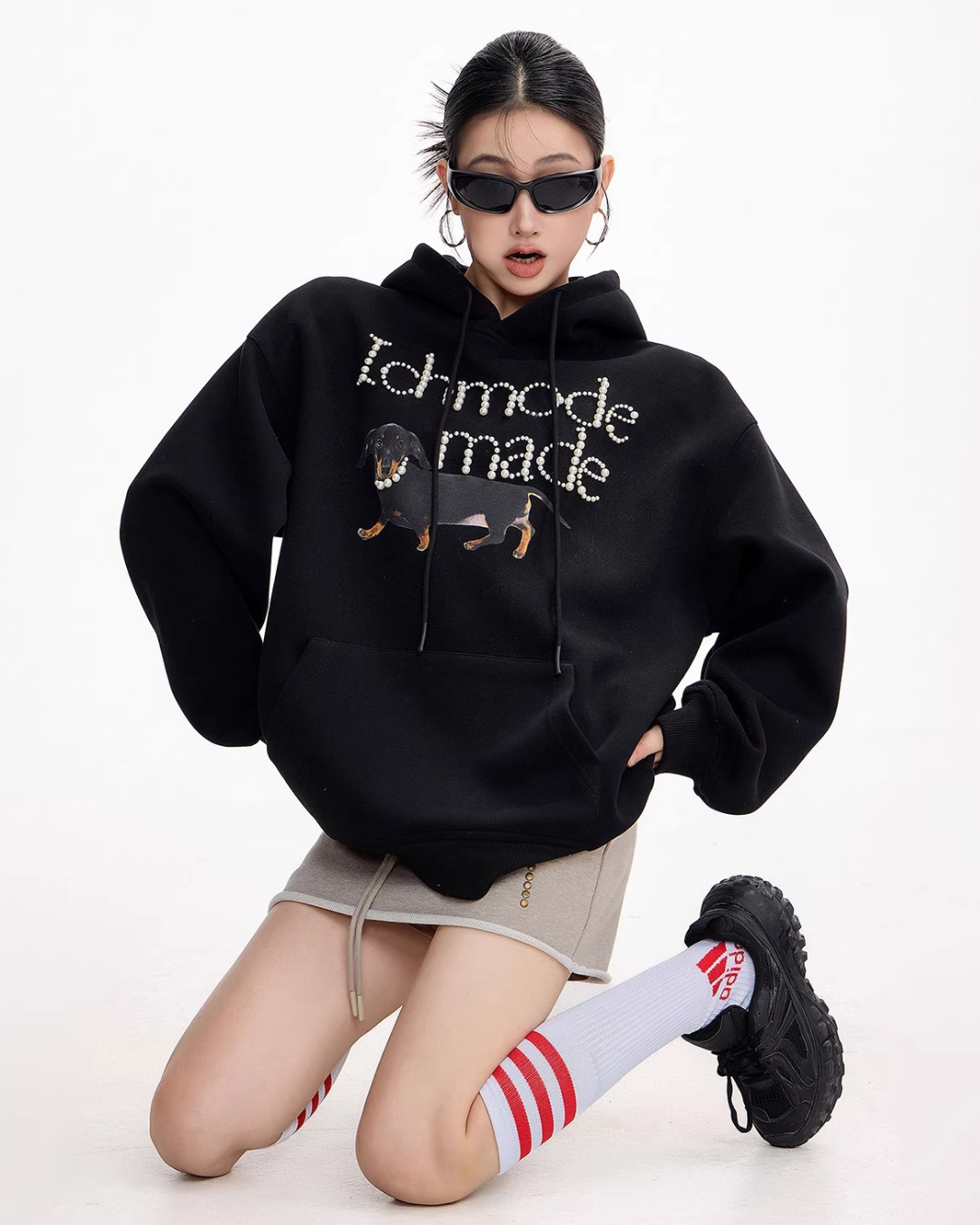Pearl Logo Dog Hoodie