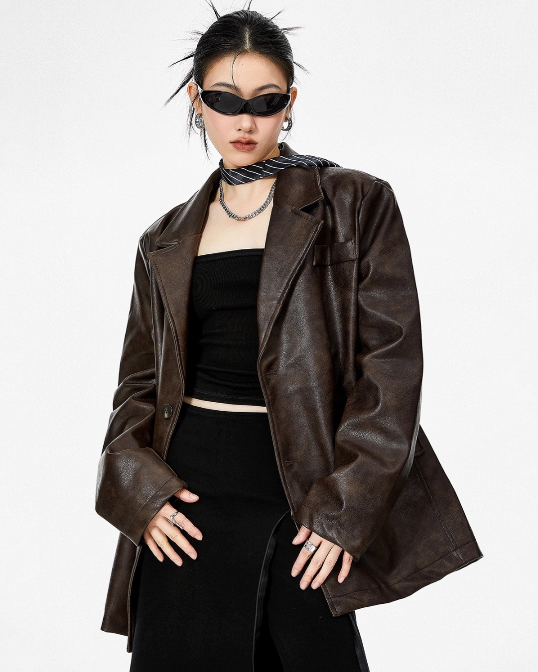 Bold Fit Leather Jacket