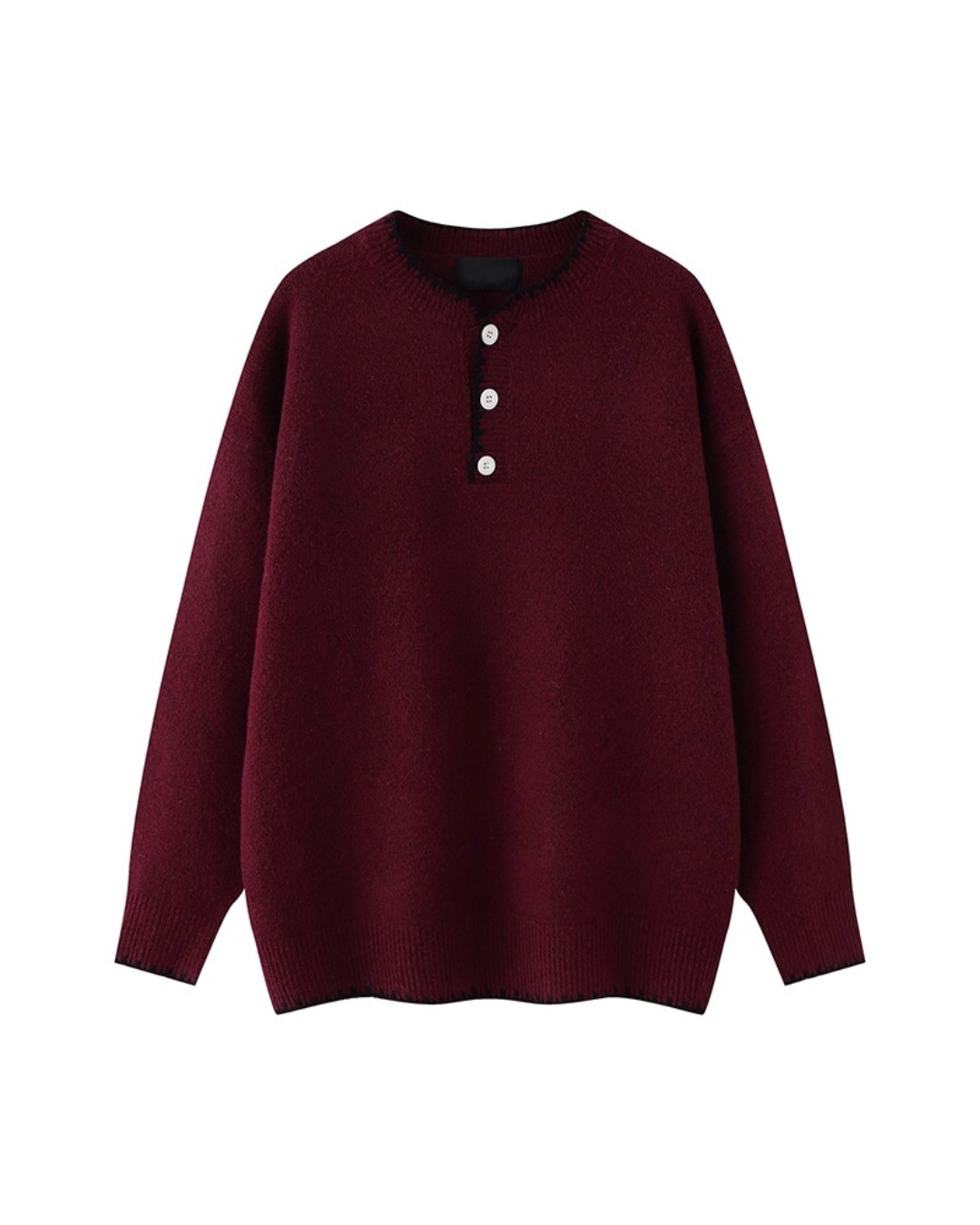 Henley Knit Pullover