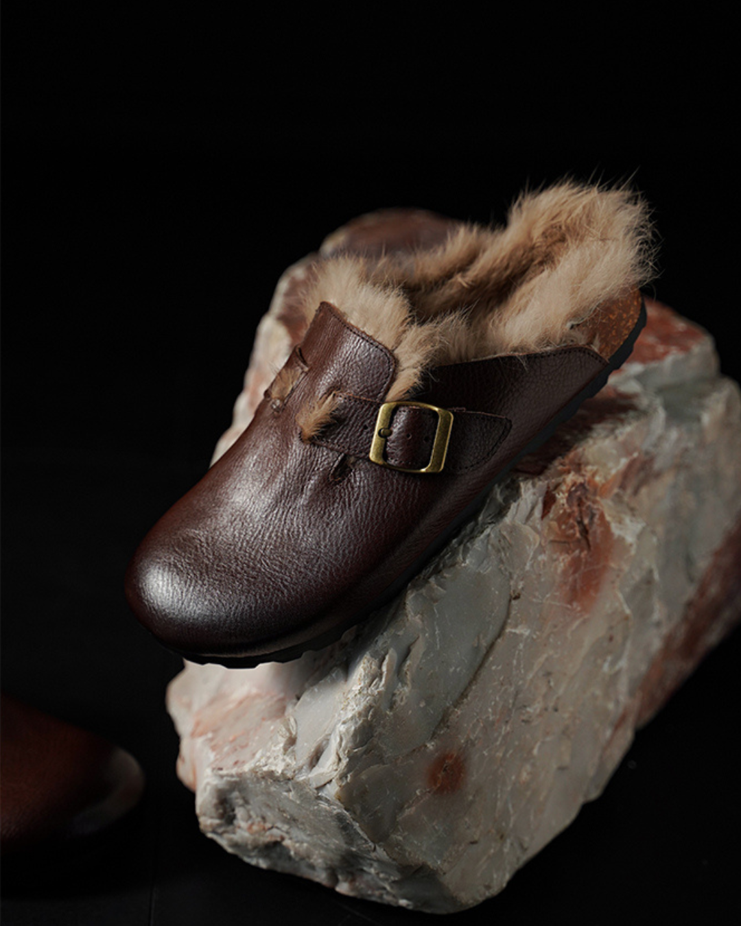 Fur Clog Shoes