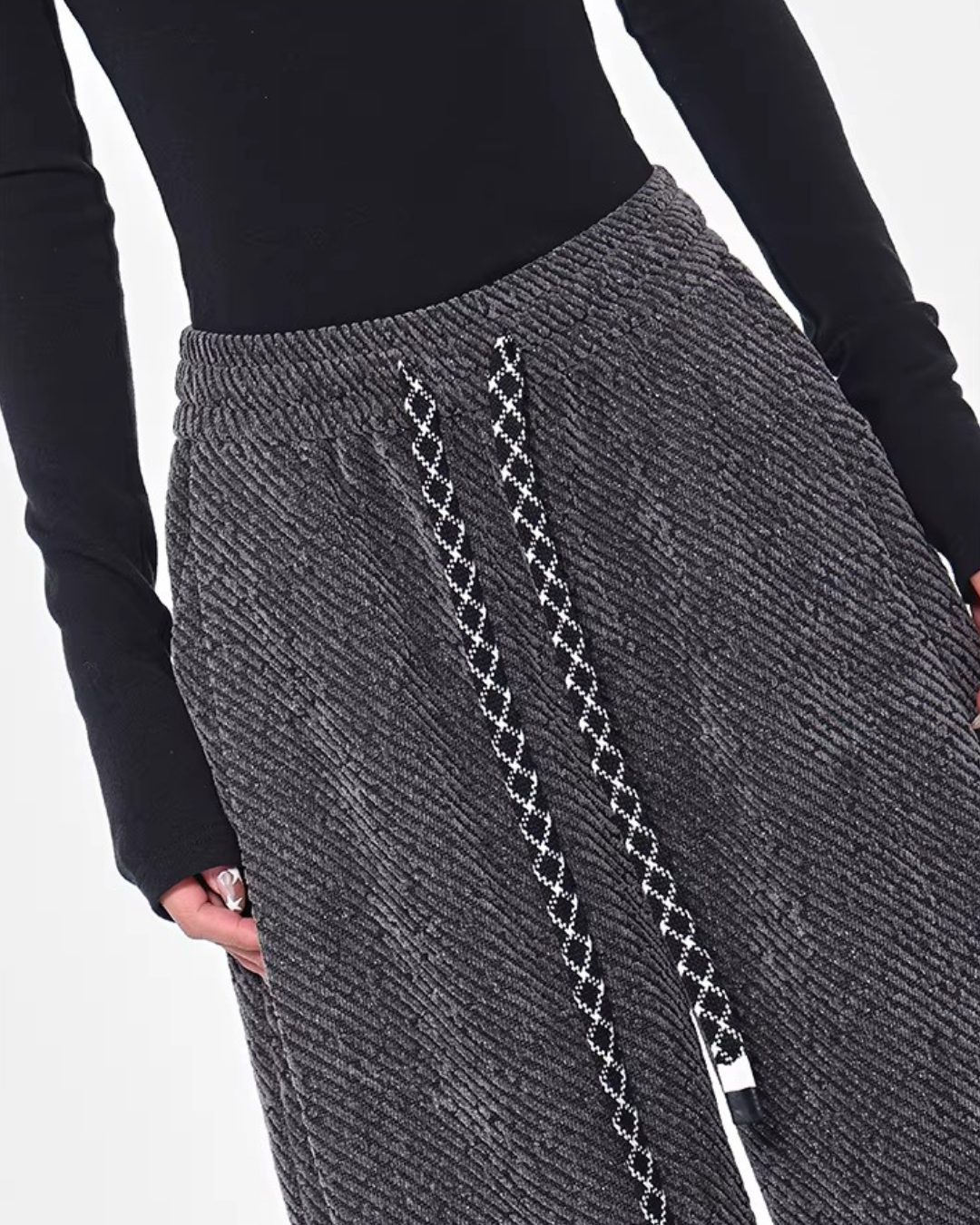 Shimmery Textured Lounge Slacks