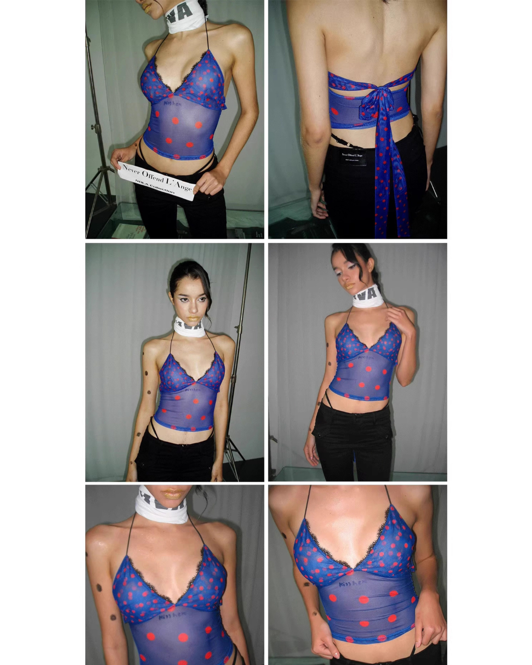 Dot Sheer Passion Top