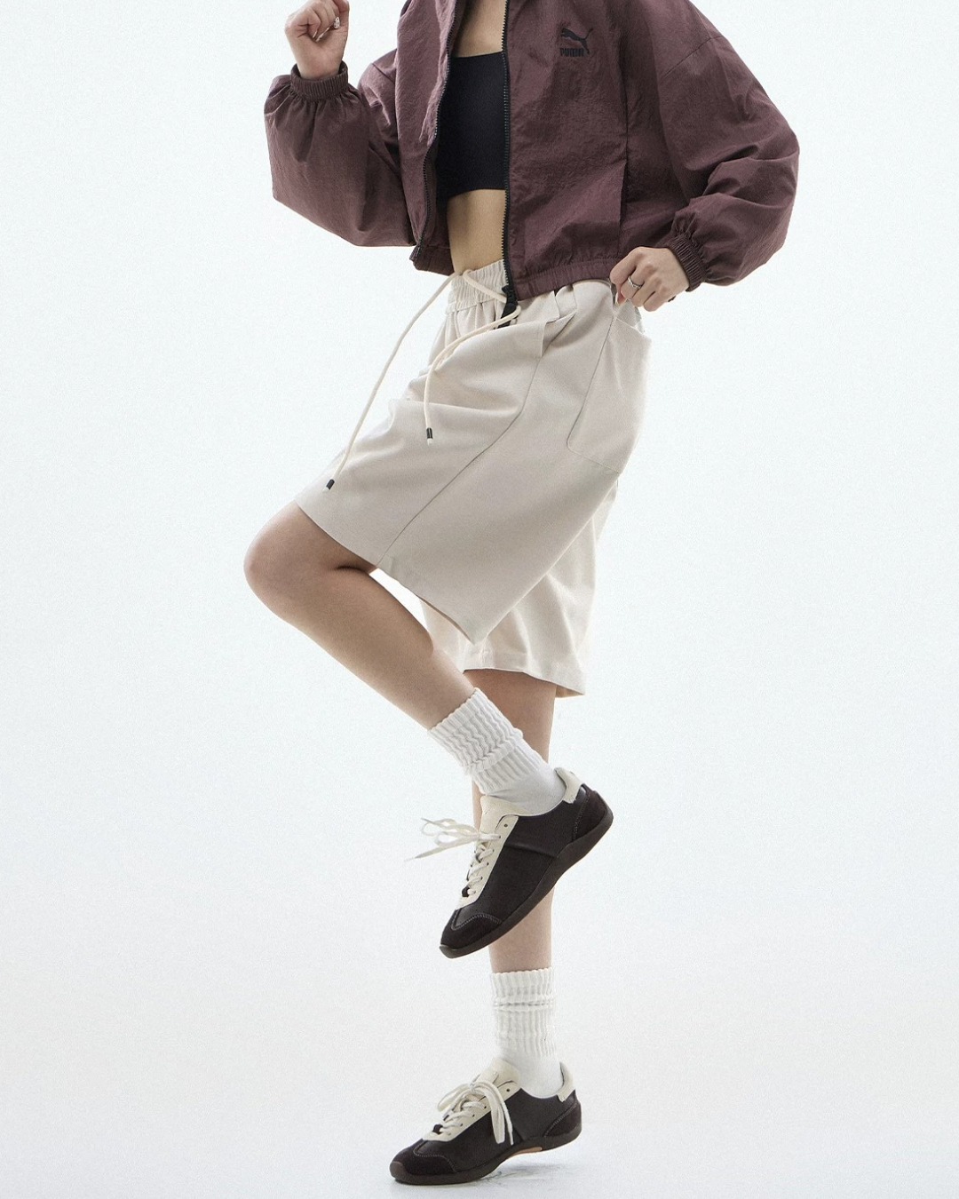 Drawstring Loose Fit Sport Shorts
