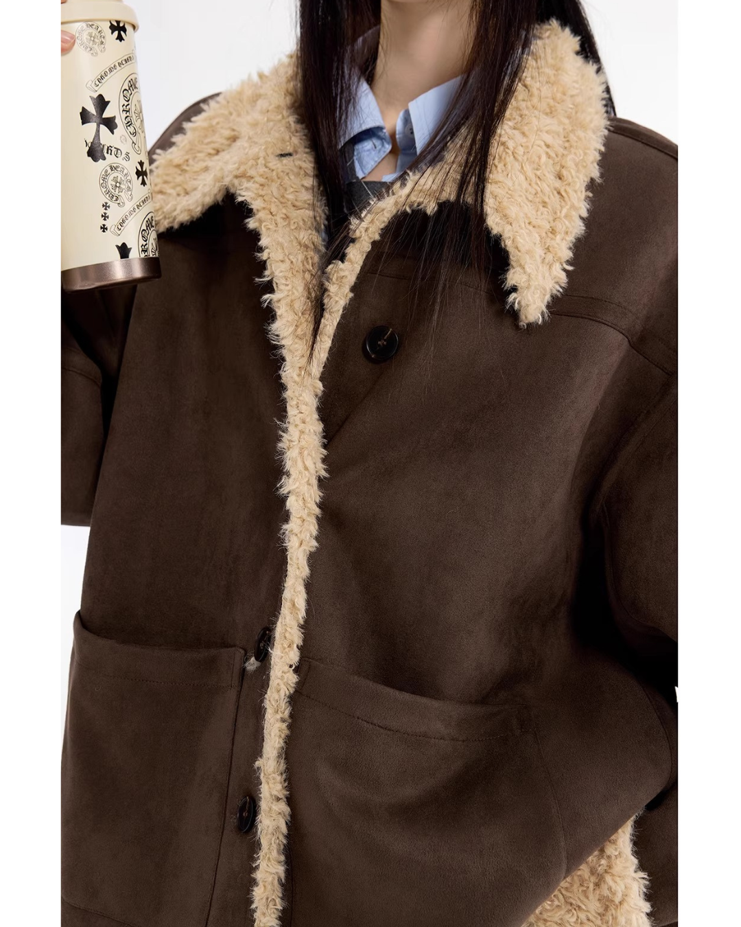 Boa Shearling Oversized Jacket