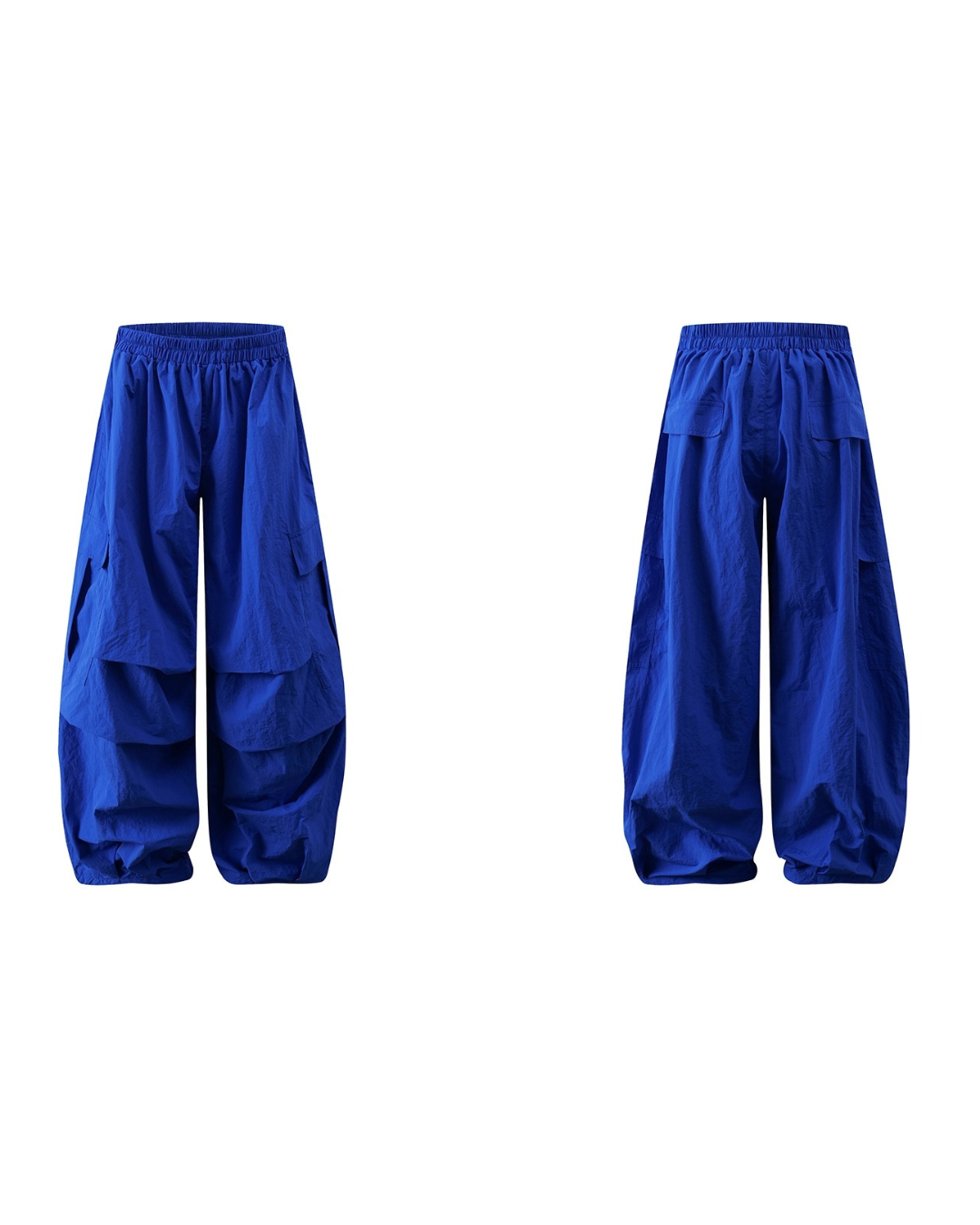 Layered Cargo Wide Pants