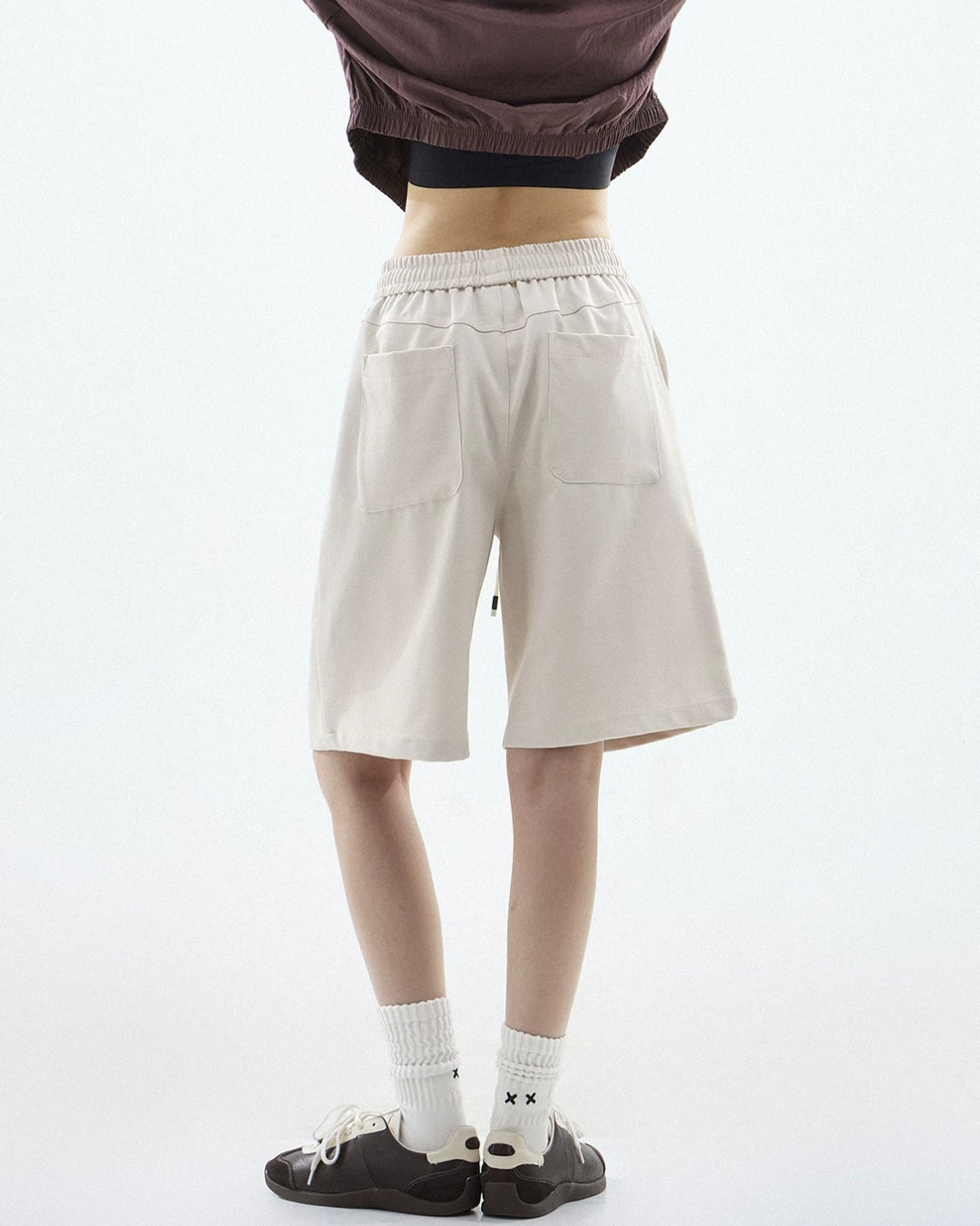 Drawstring Loose Fit Sport Shorts