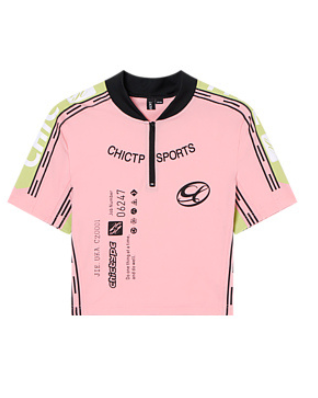 Sporty Racing Fit Top