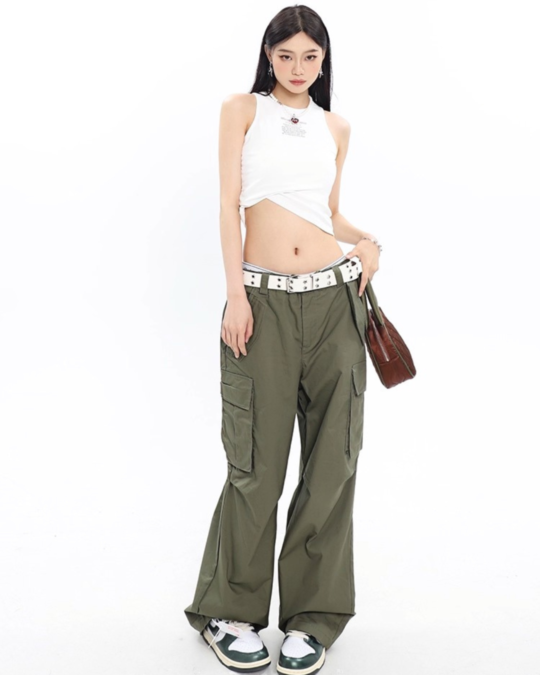 Star Hole Double Belt