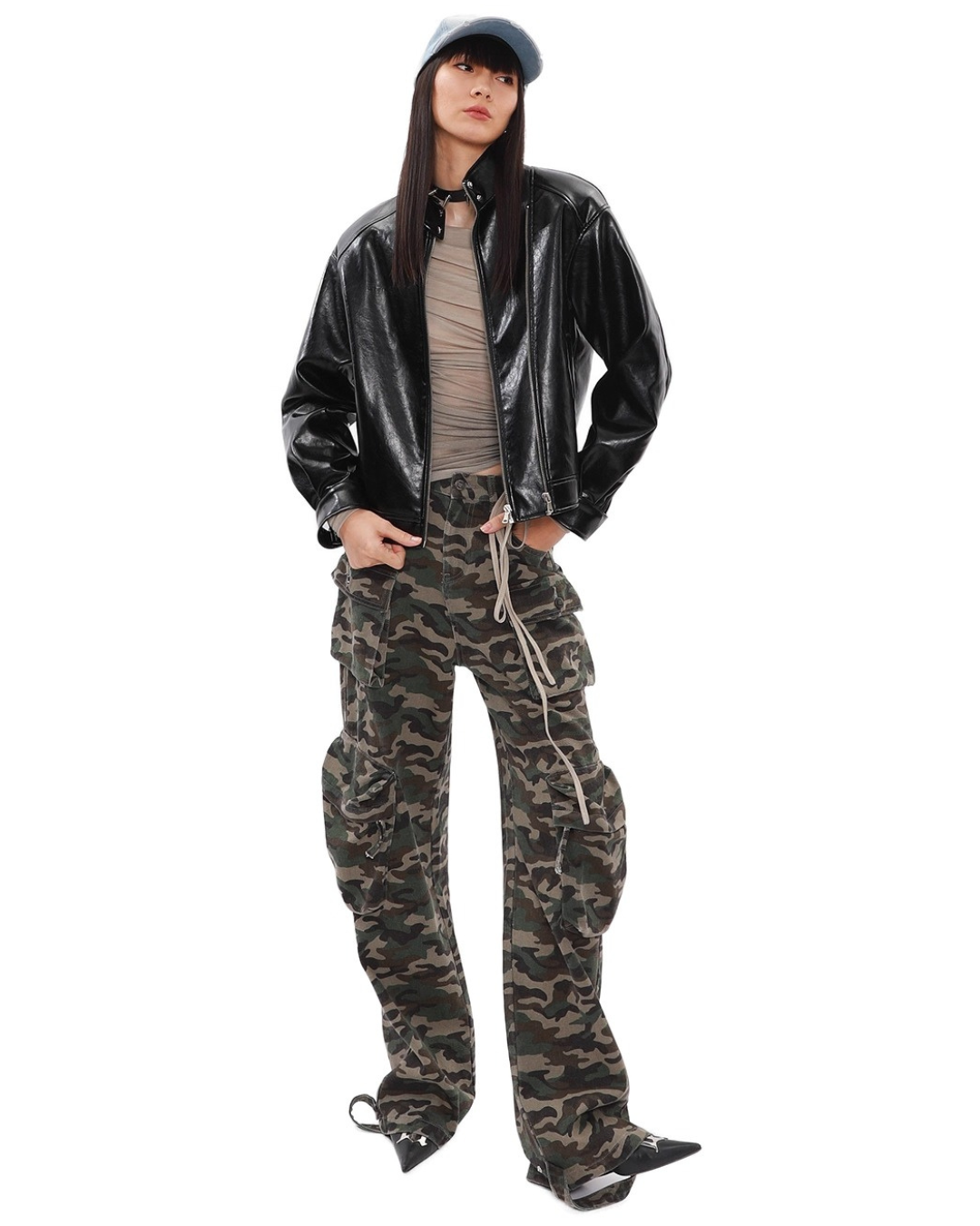 Blue Denim Washed Cap