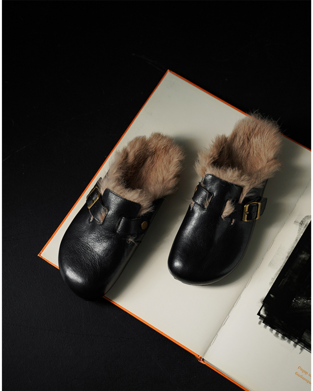 Fur Clog Shoes