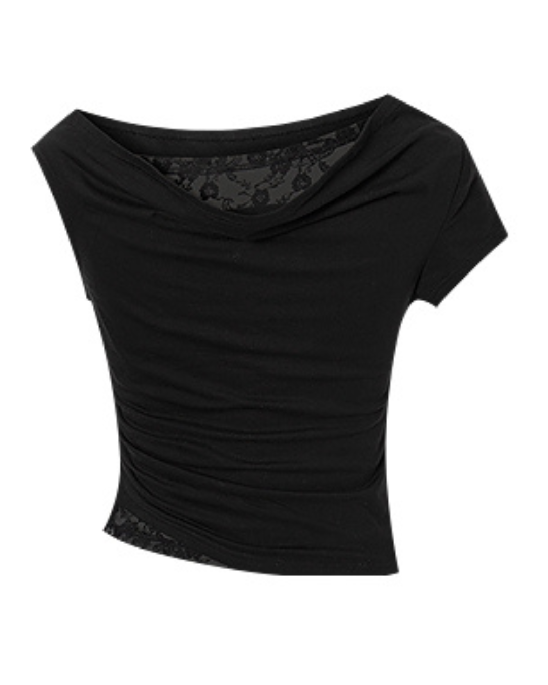 Lace One-Shoulder Top