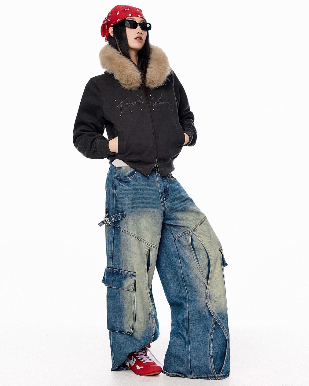 Fur Hood Short Jacket