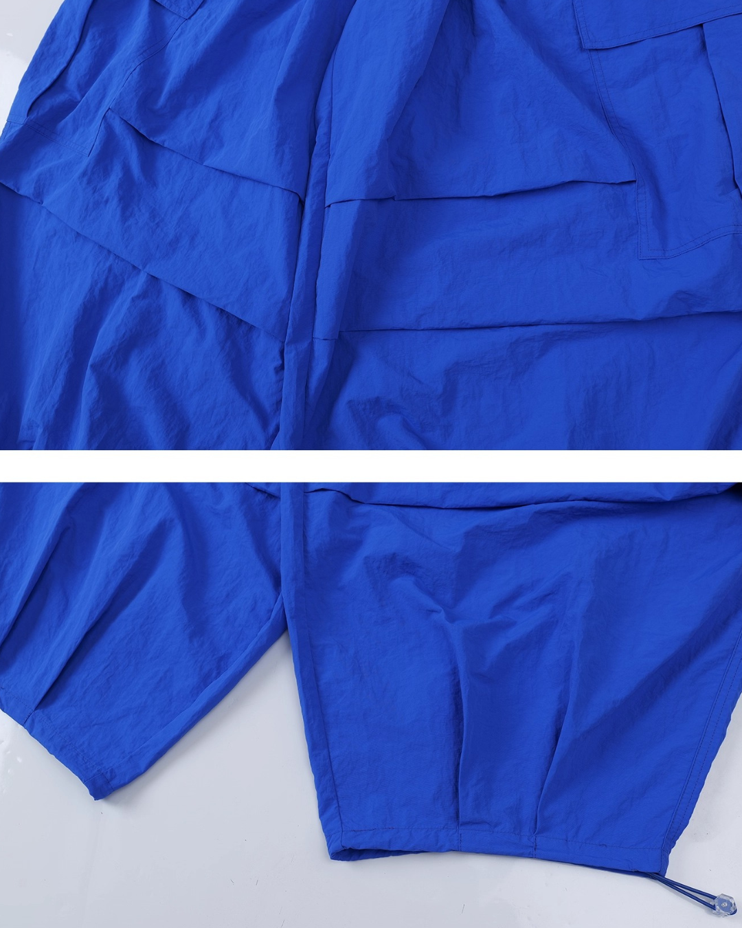 Layered Cargo Wide Pants