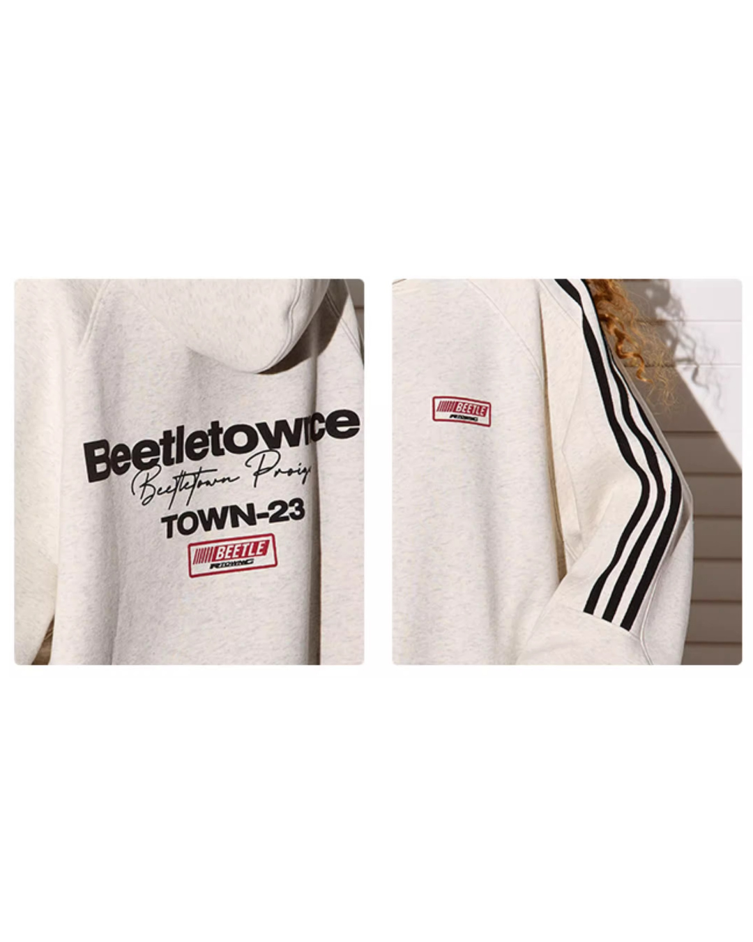 Triple Line Logo Hoodie