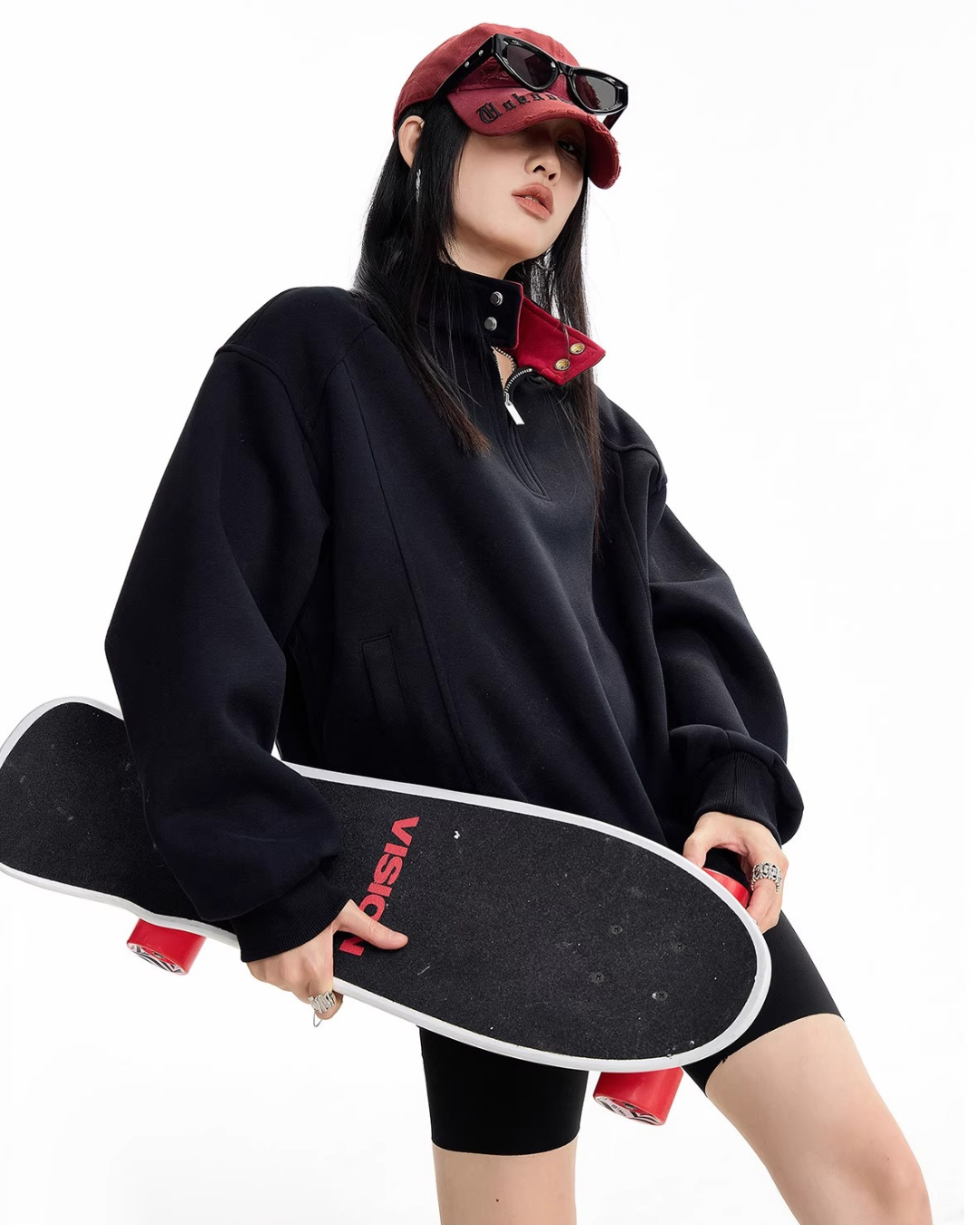 Half Zip Sweat Pullover