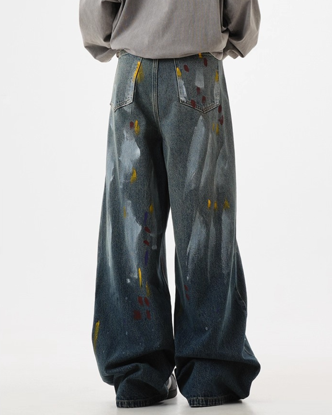 Splatter Paint Baggy Jeans