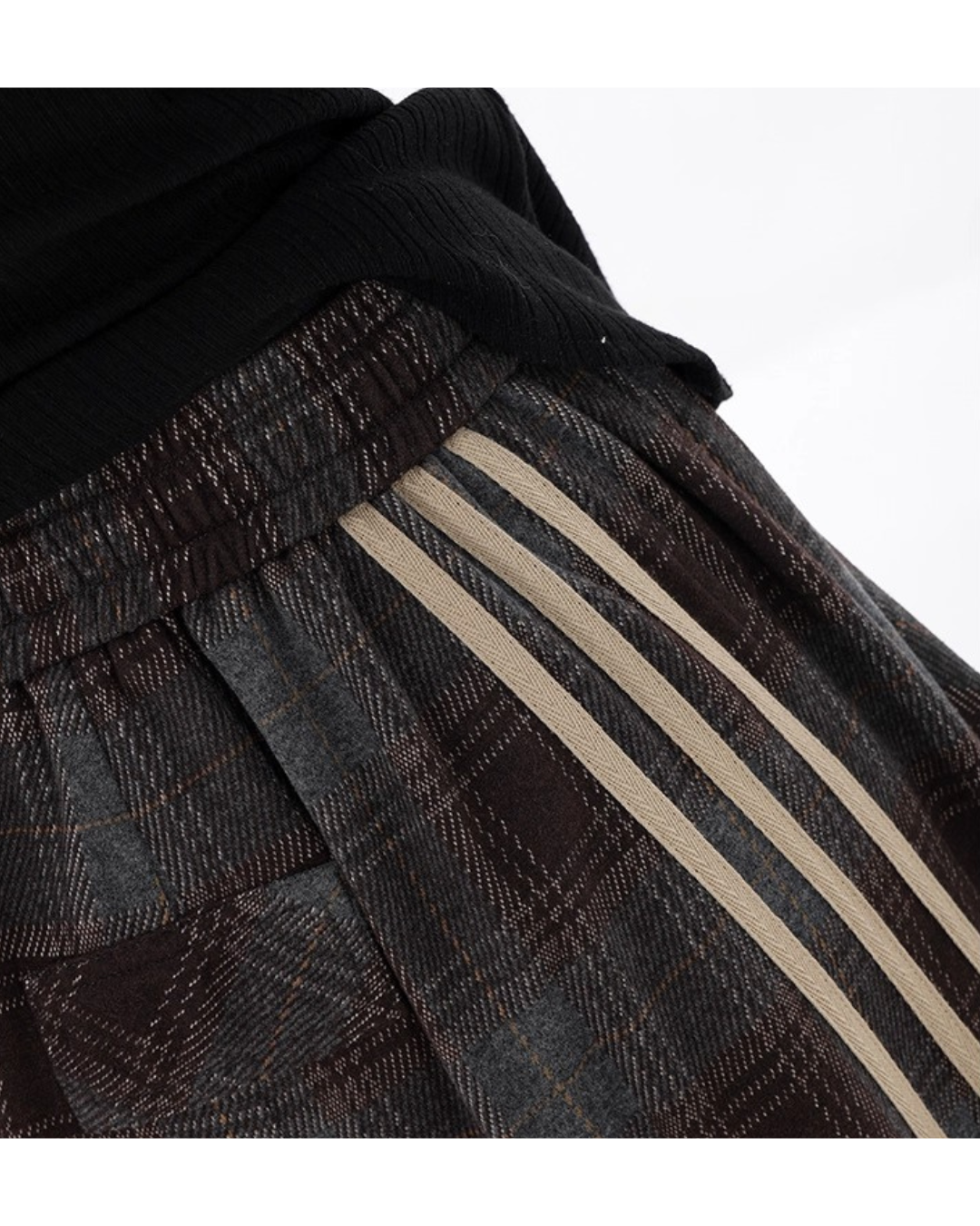 Retro Plaid Street Pants