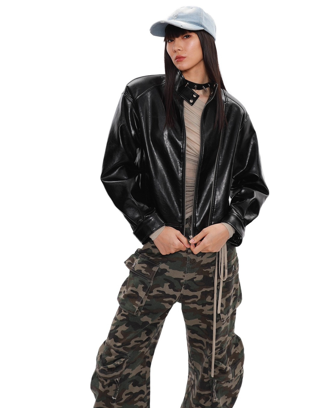 Blue Denim Washed Cap