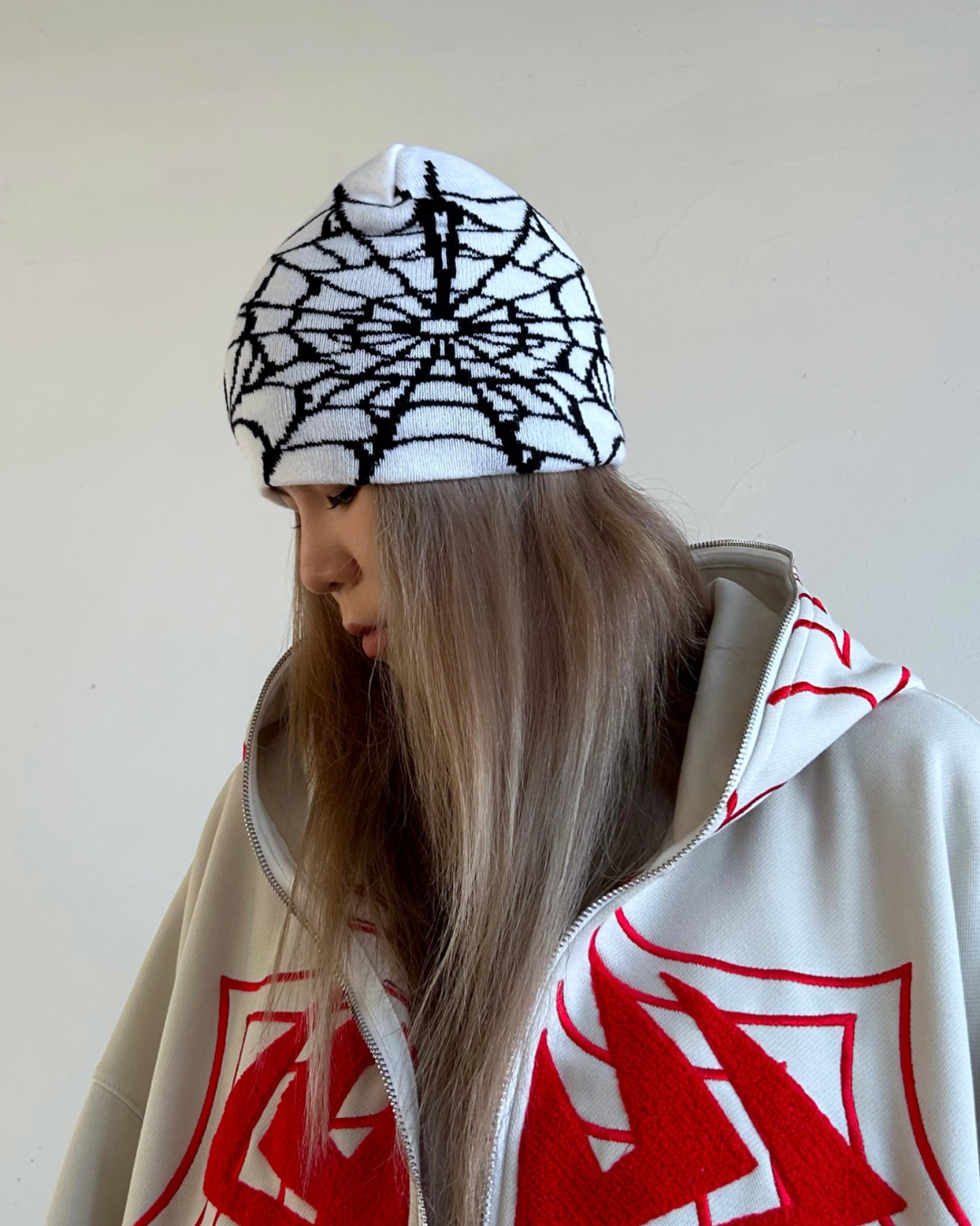 Spider Pattern Beanie