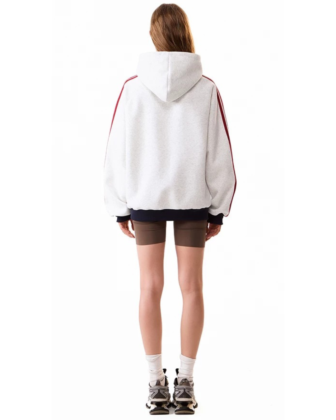 Contrast Cuff Hoodie