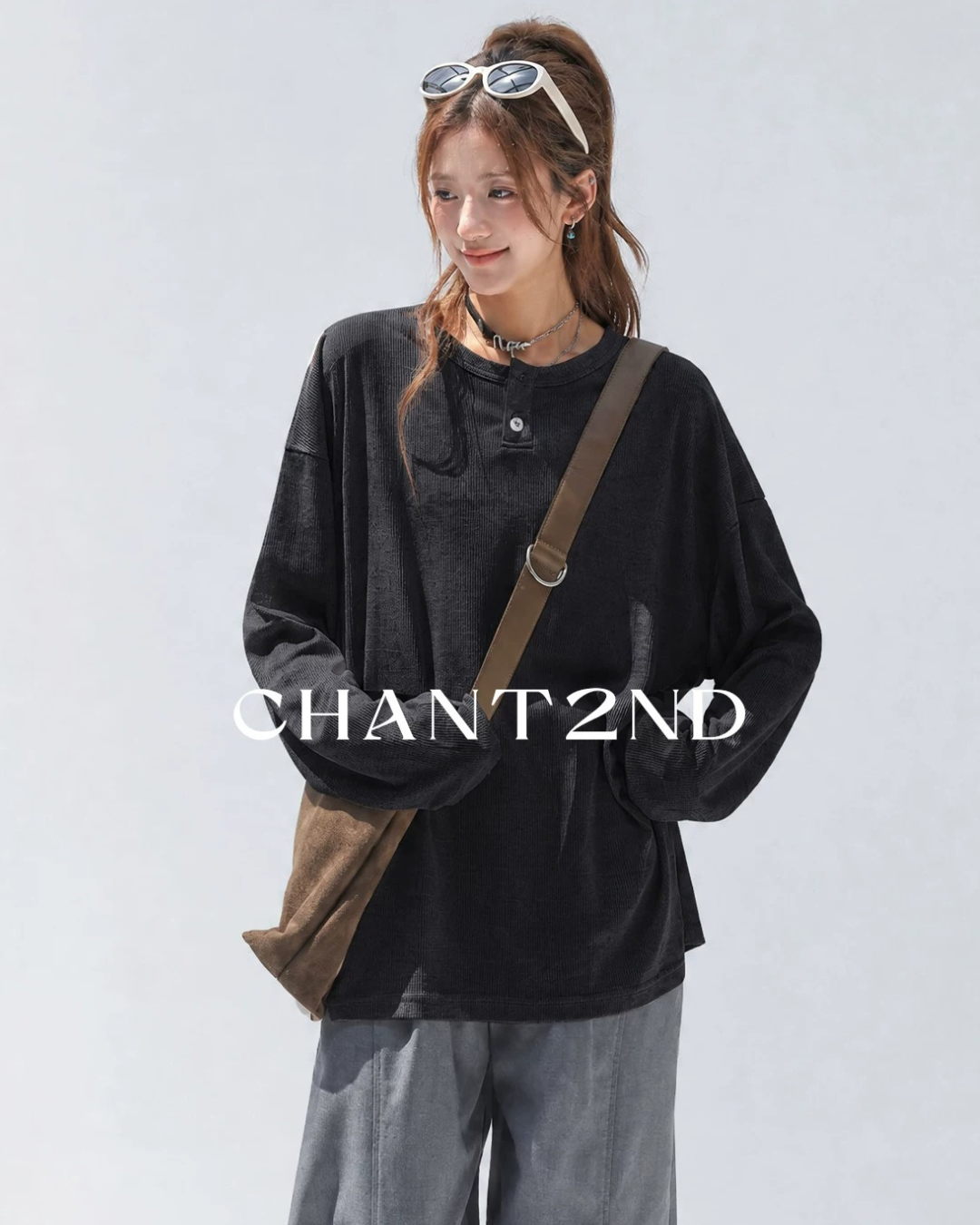 Oversized Heather Henley
