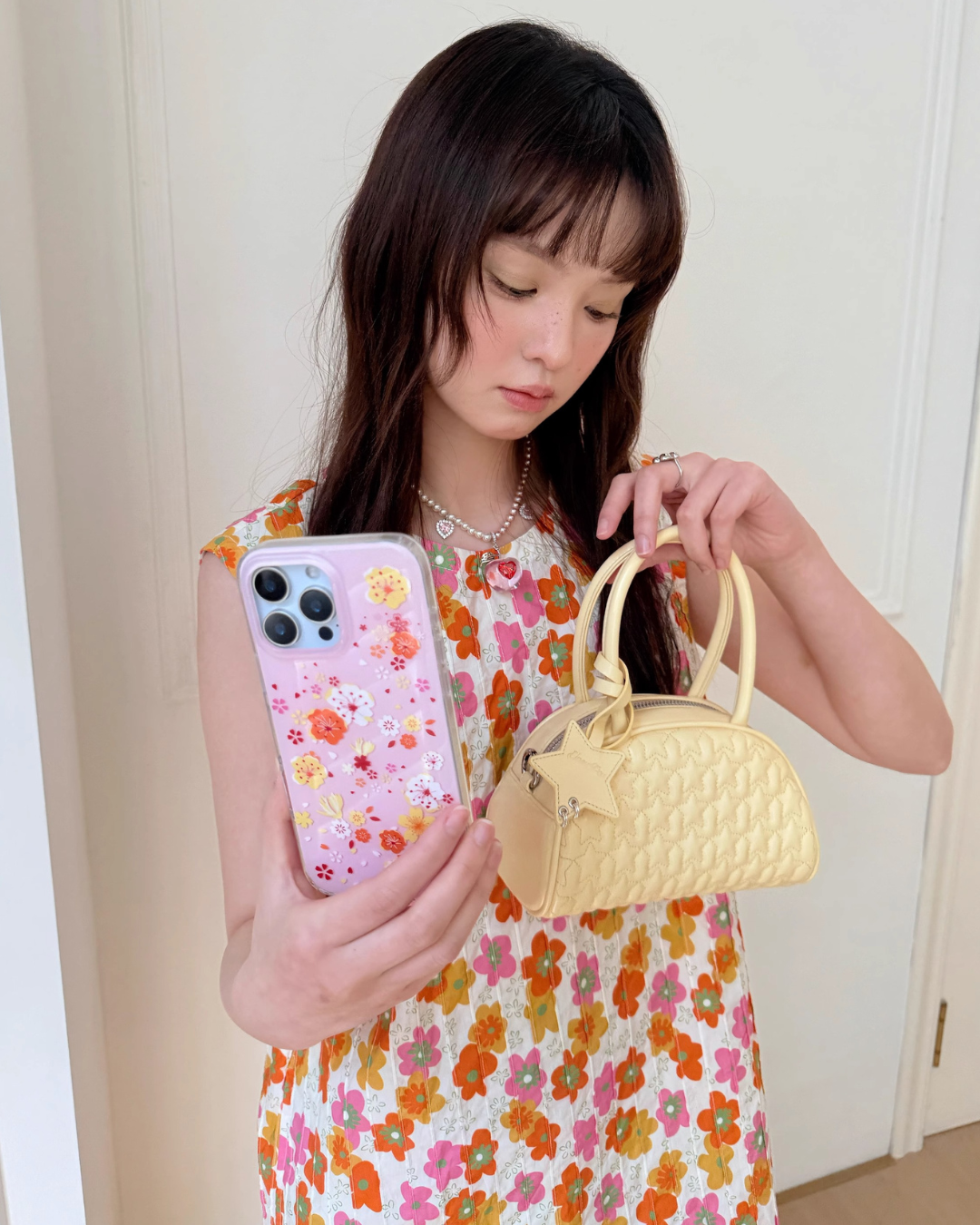 Star Pastel Mini Clutch Bag