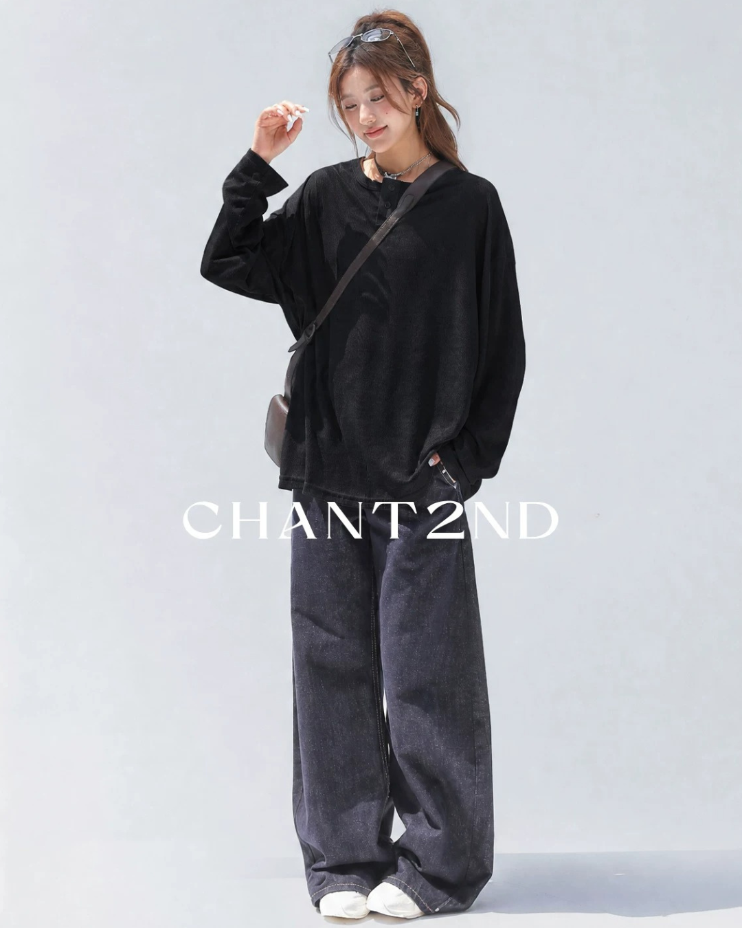 Oversized Heather Henley