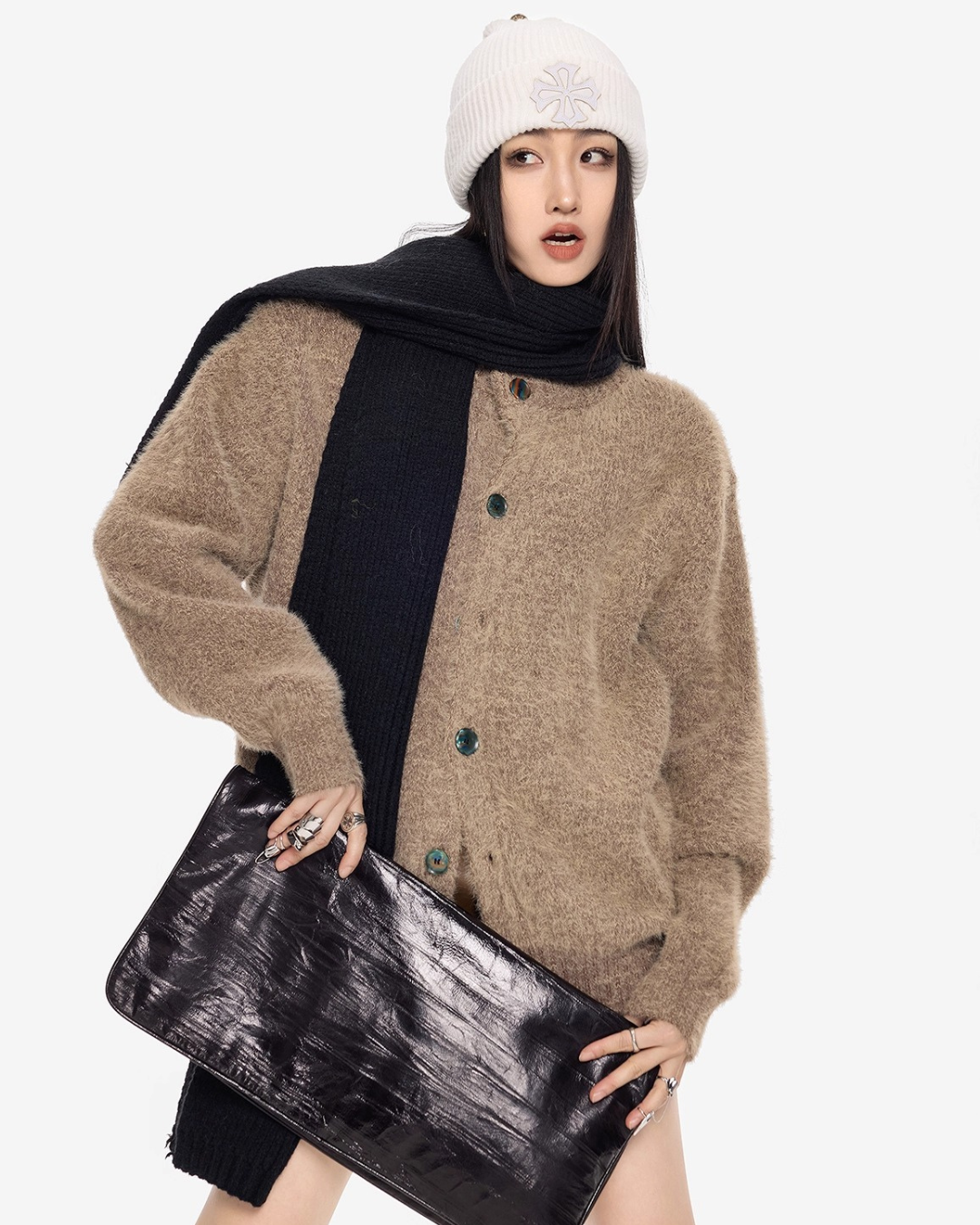 Soft Texture Knit Cardigan