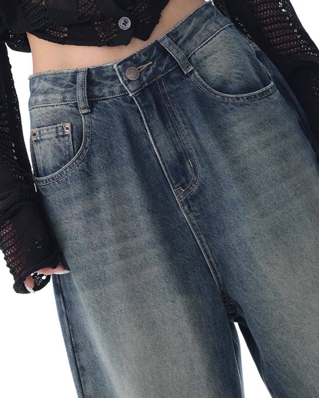 Classic Wash Baggy Denim