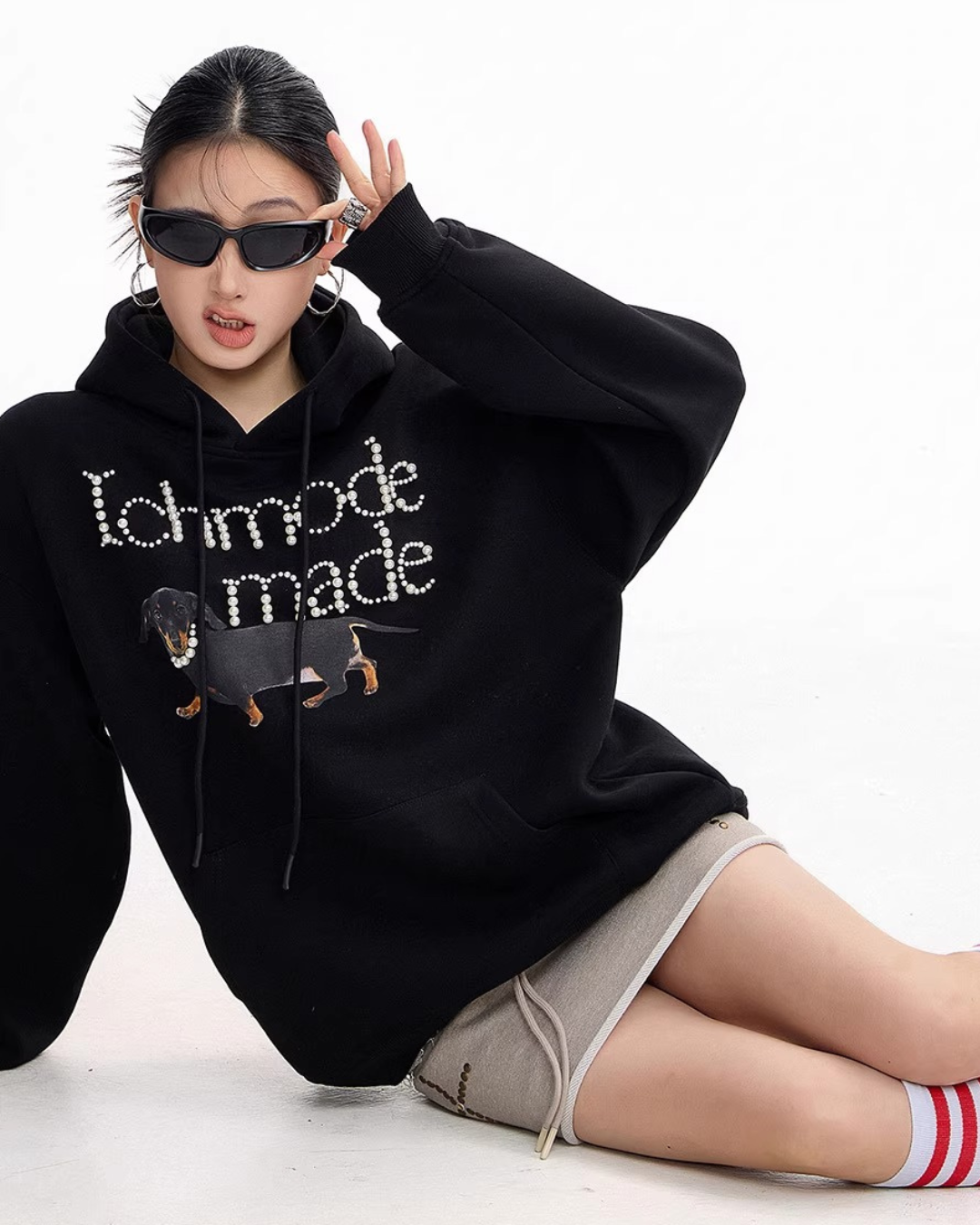 Pearl Logo Dog Hoodie