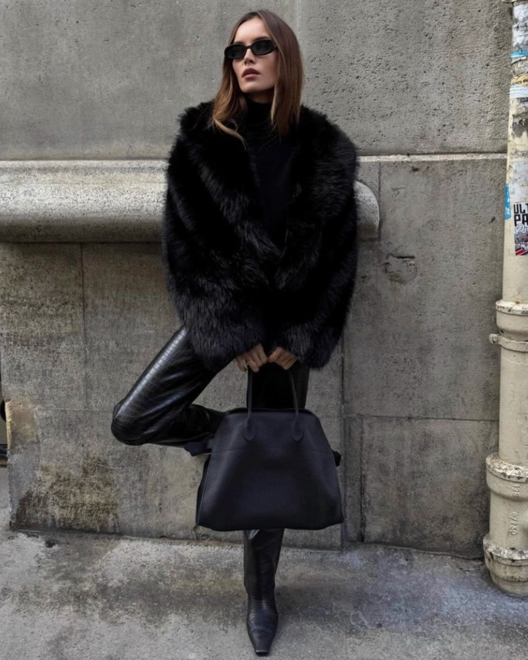 Noir Luxe Fur Jacket