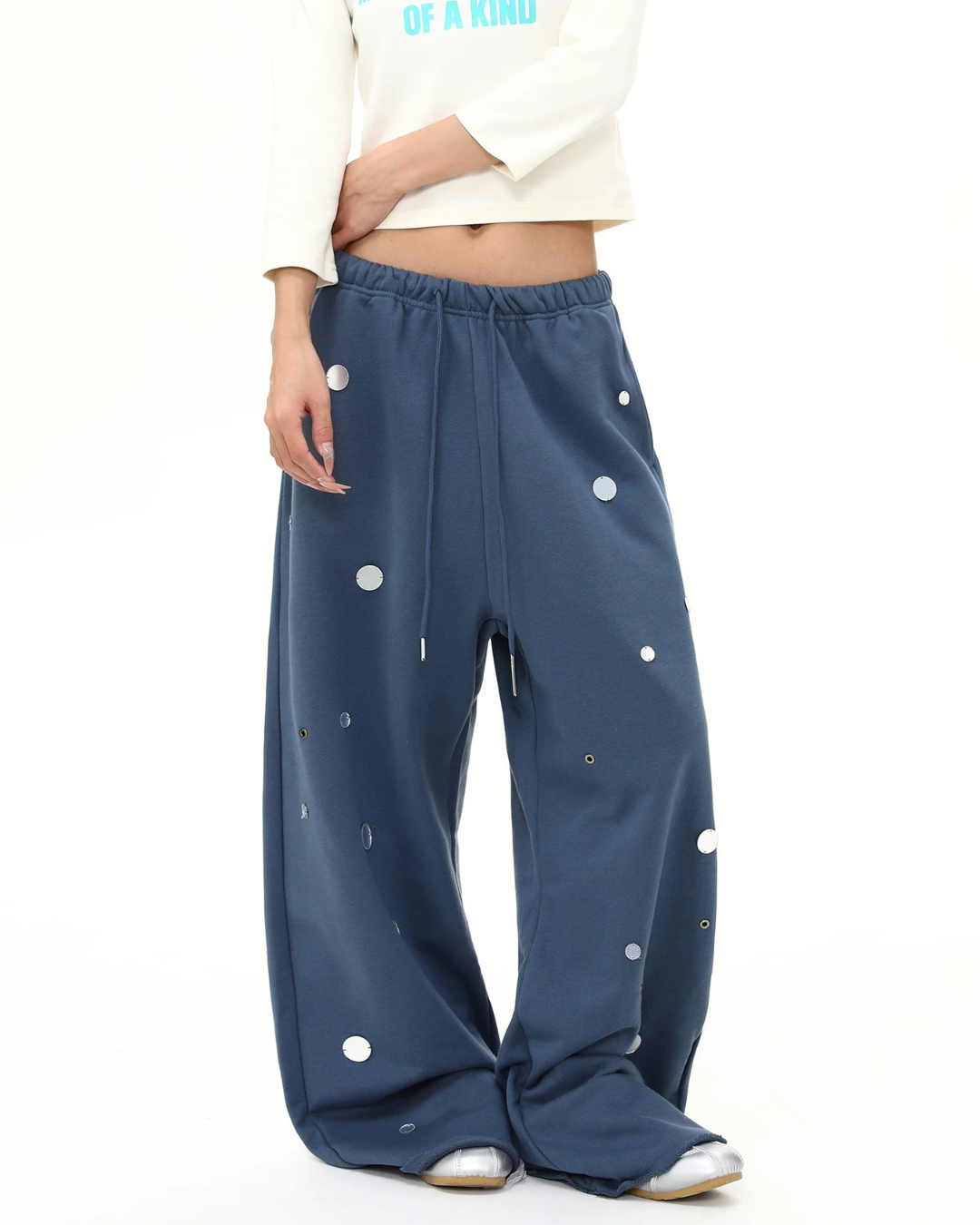 Metallic Dot Sweatpants