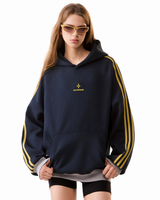 Contrast Cuff Hoodie