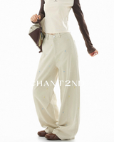 Embroidered Bolt Trousers