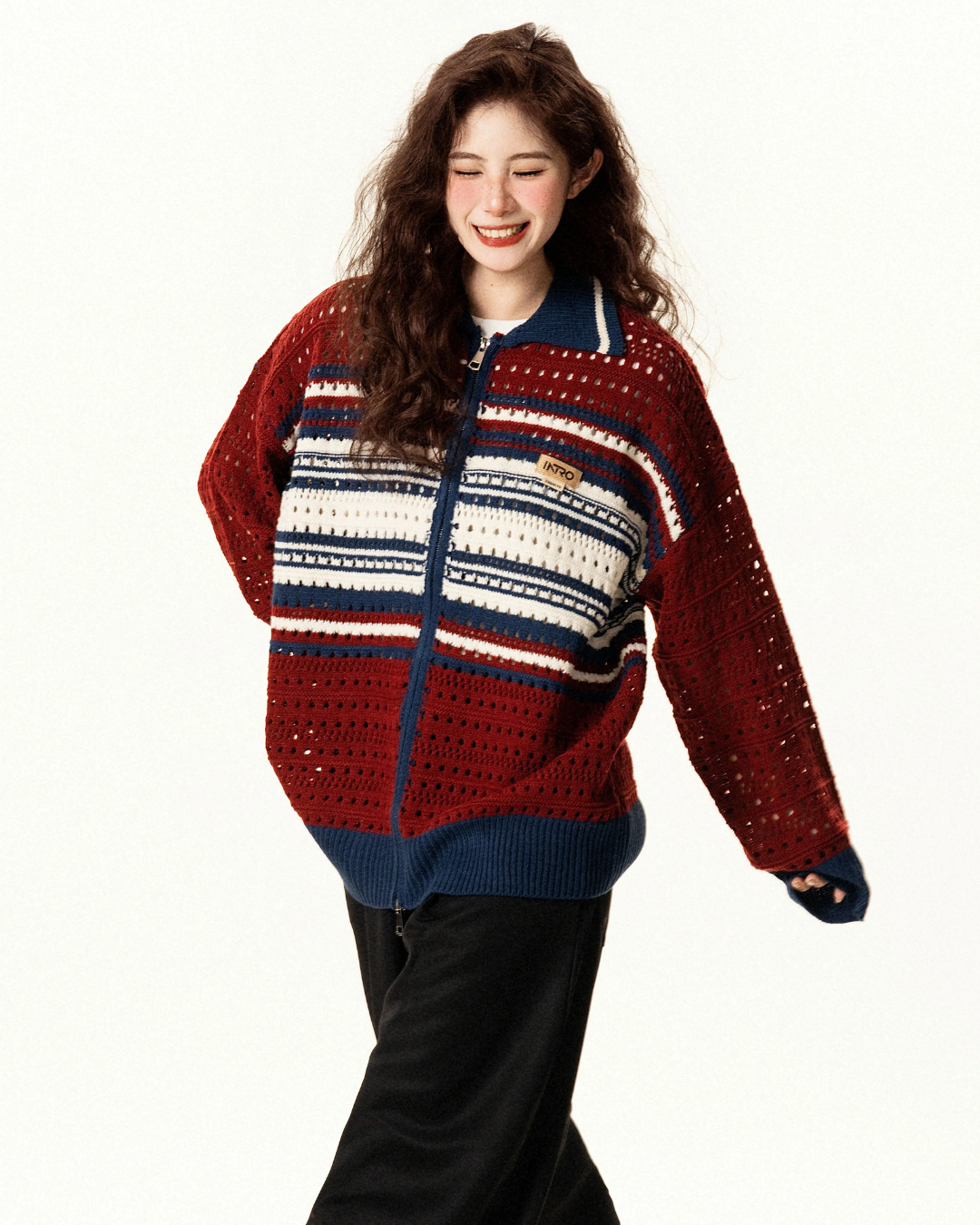 Intro Track Zip Cardigan