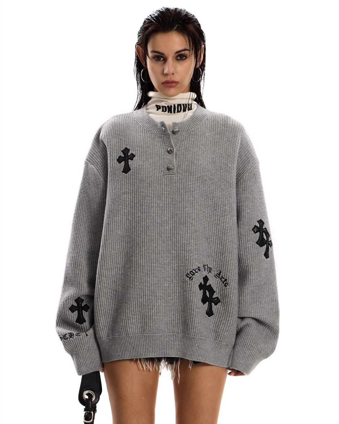 Pixel Art Skeleton Oversized Sweat