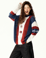 Varsity Crochet Knit