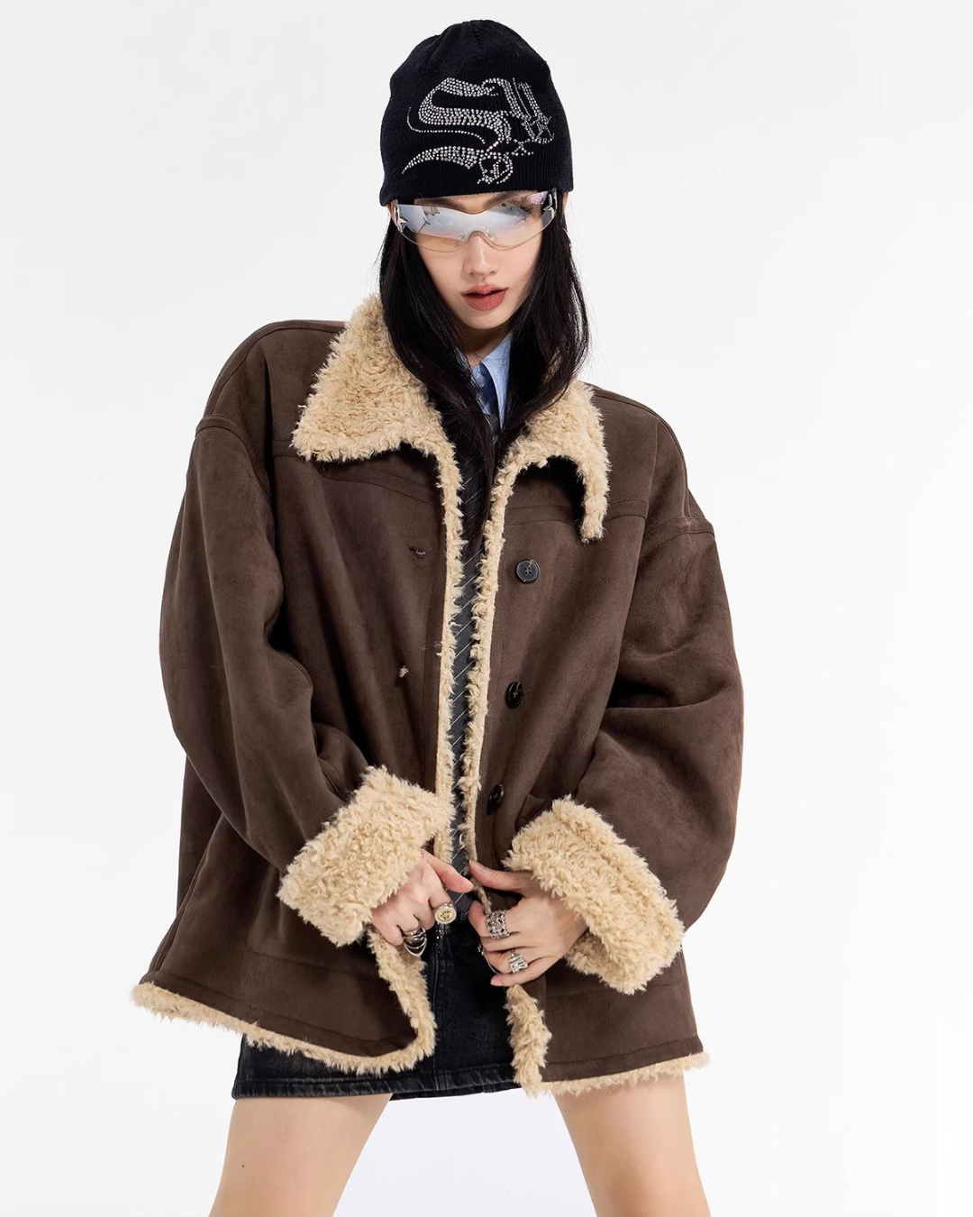 Boa Shearling Oversized Jacket
