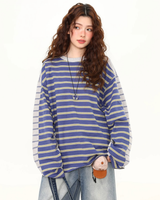 Contrast Stripe Sweatshirt