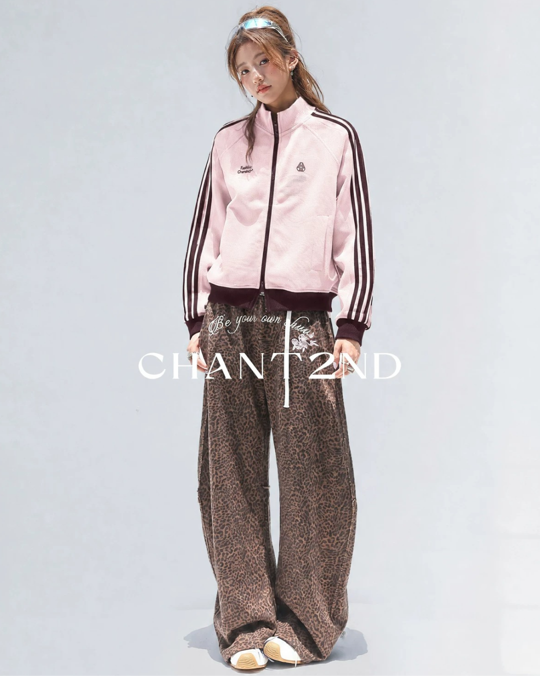 Waffle Stripe Track Jacket