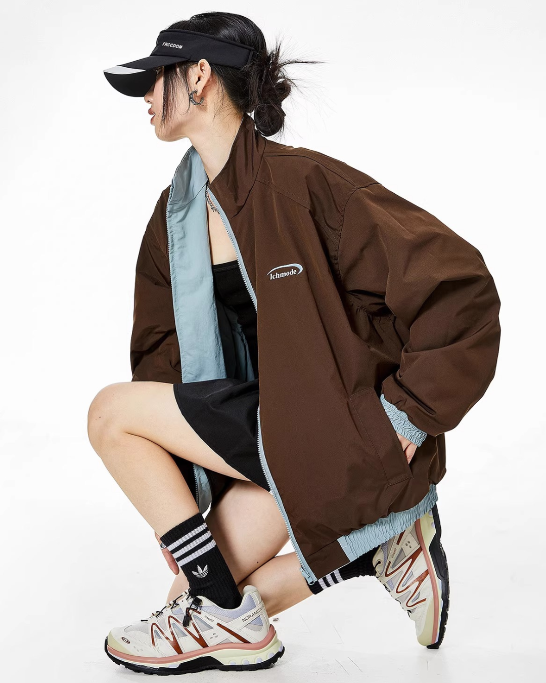 Reversible Classic Nylon Track Jacket