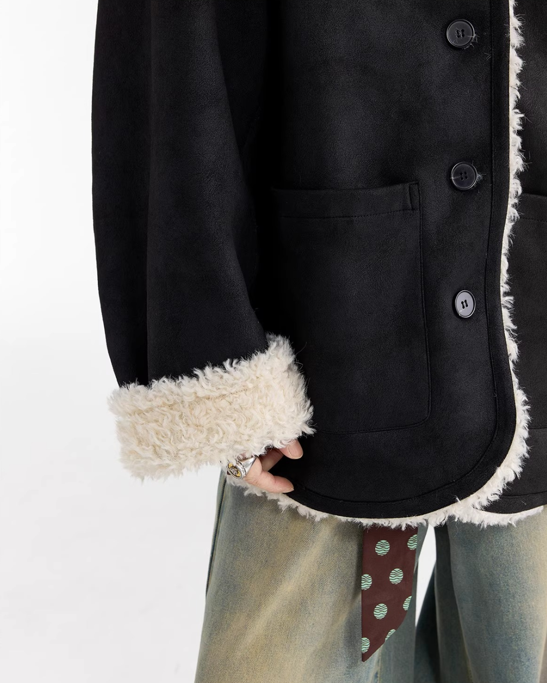 Boa Shearling Oversized Jacket