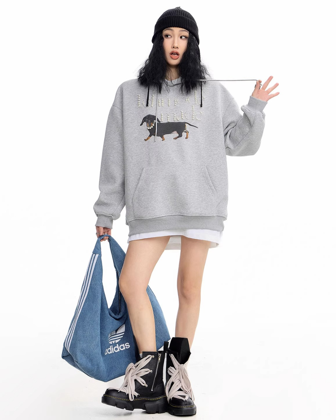 Pearl Logo Dog Hoodie