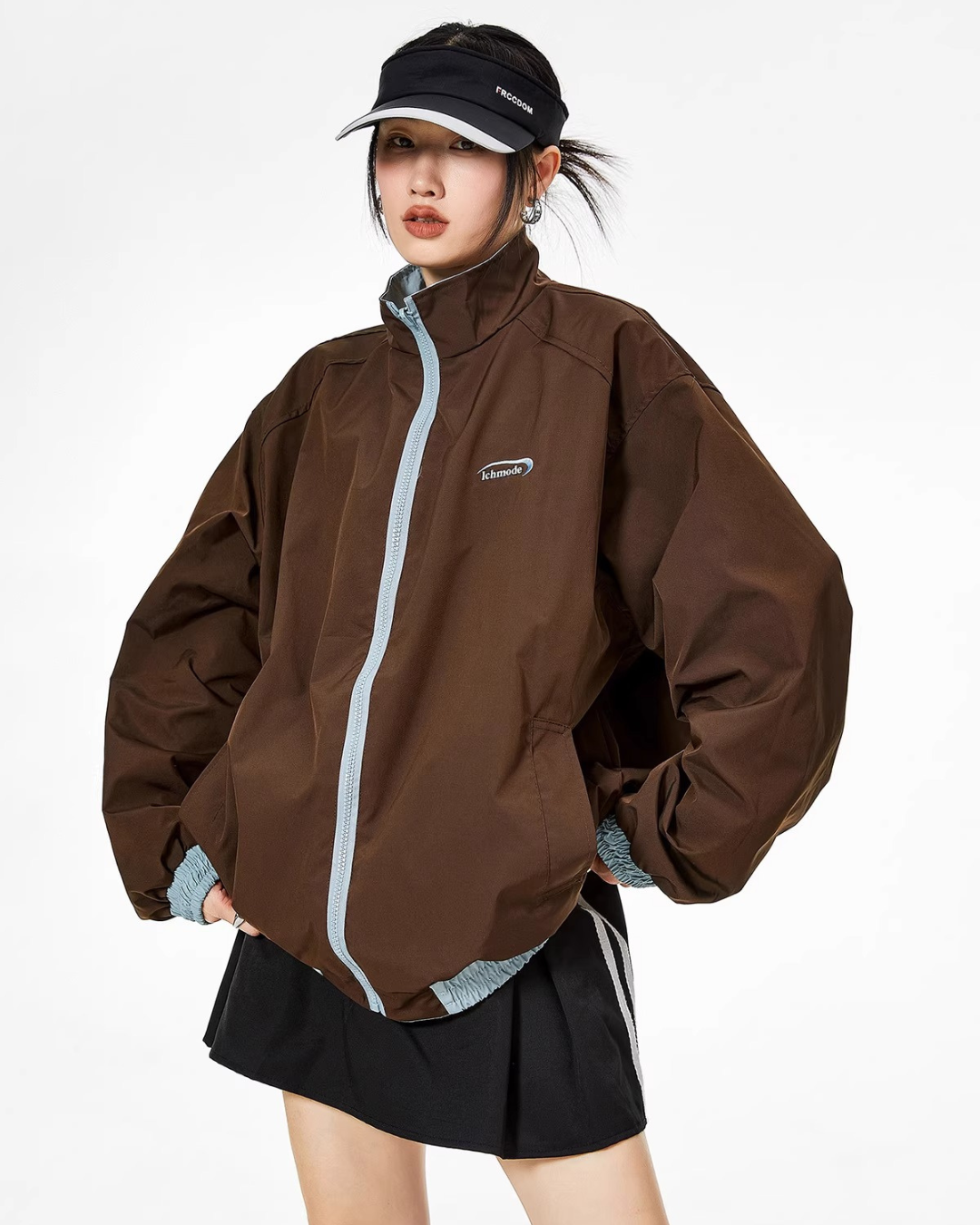 Reversible Classic Nylon Track Jacket