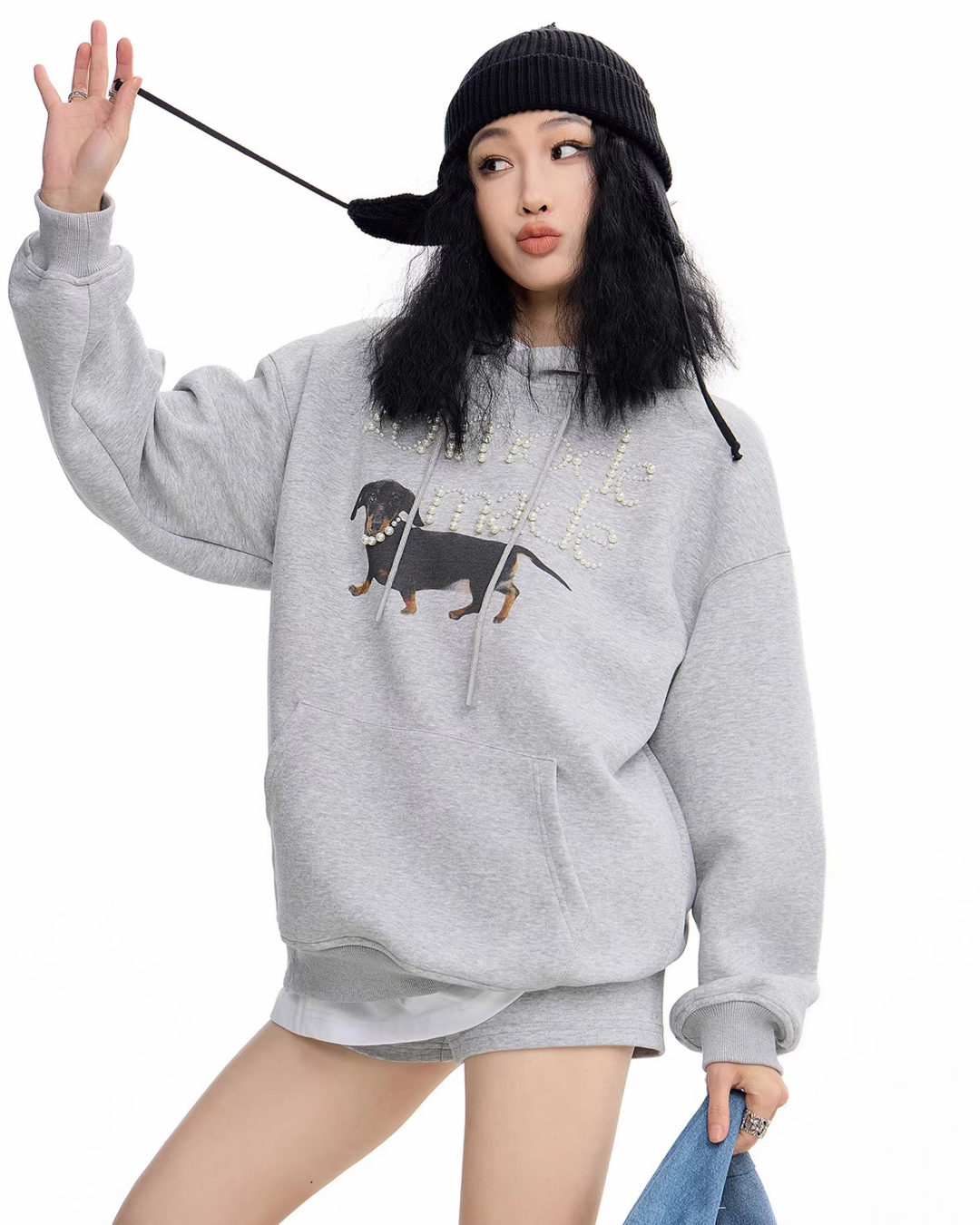 Pearl Logo Dog Hoodie