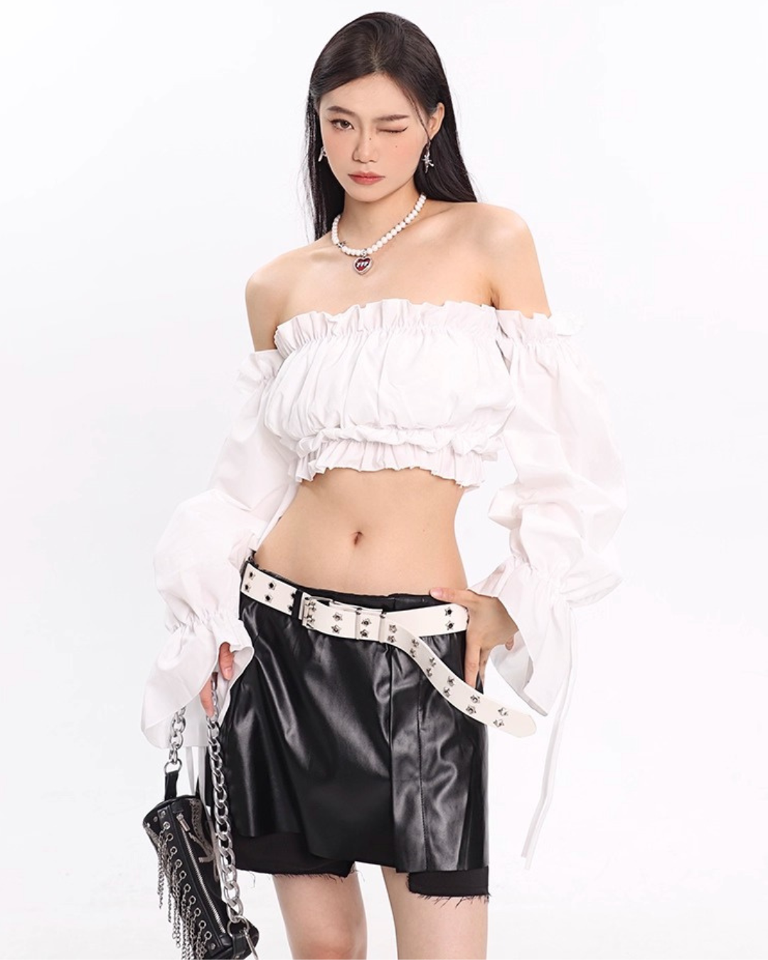 Star Hole Double Belt