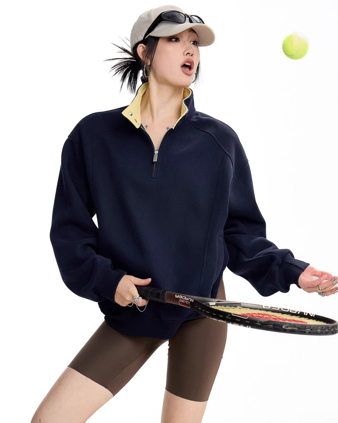 Half Zip Sweat Pullover