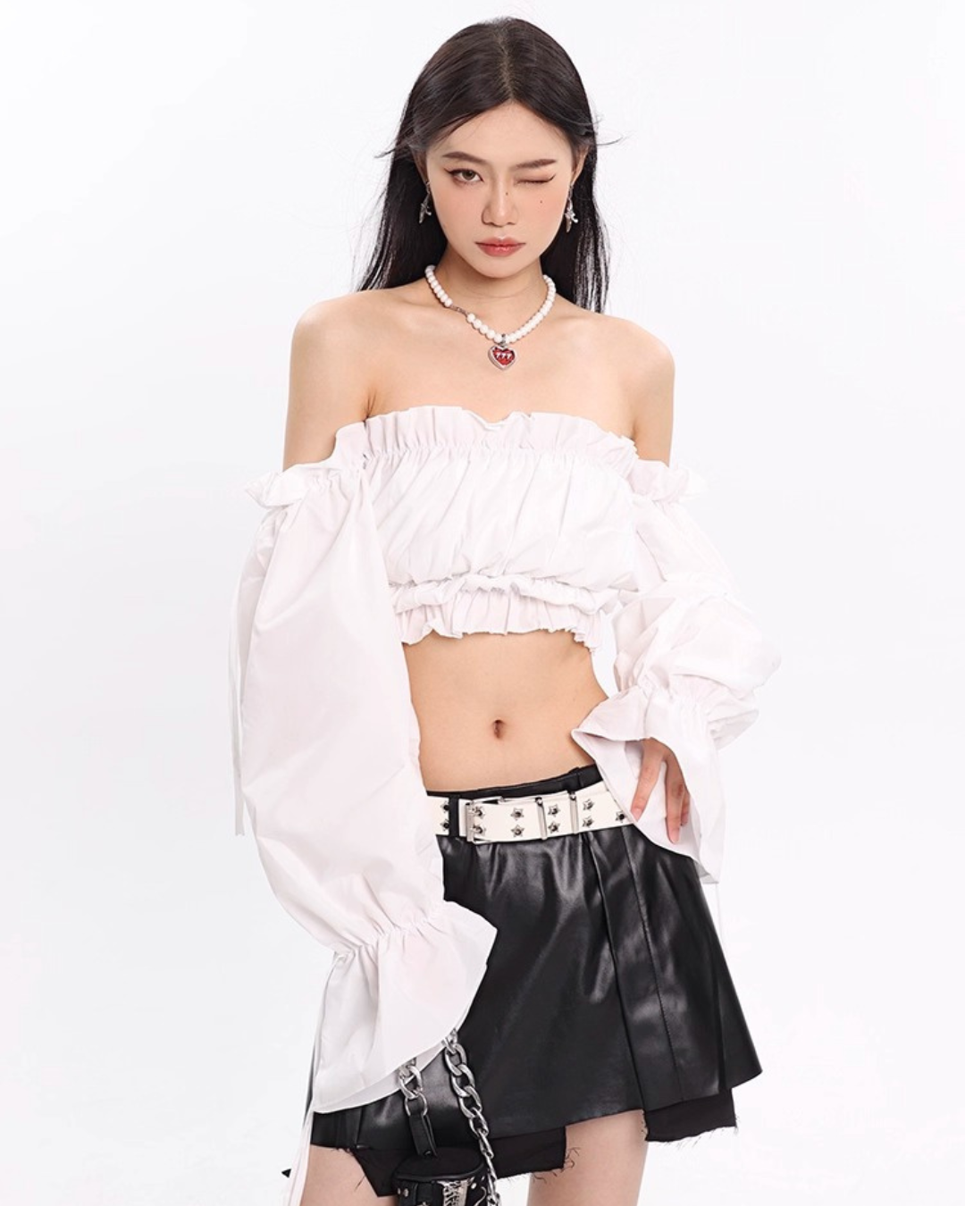 Star Hole Double Belt