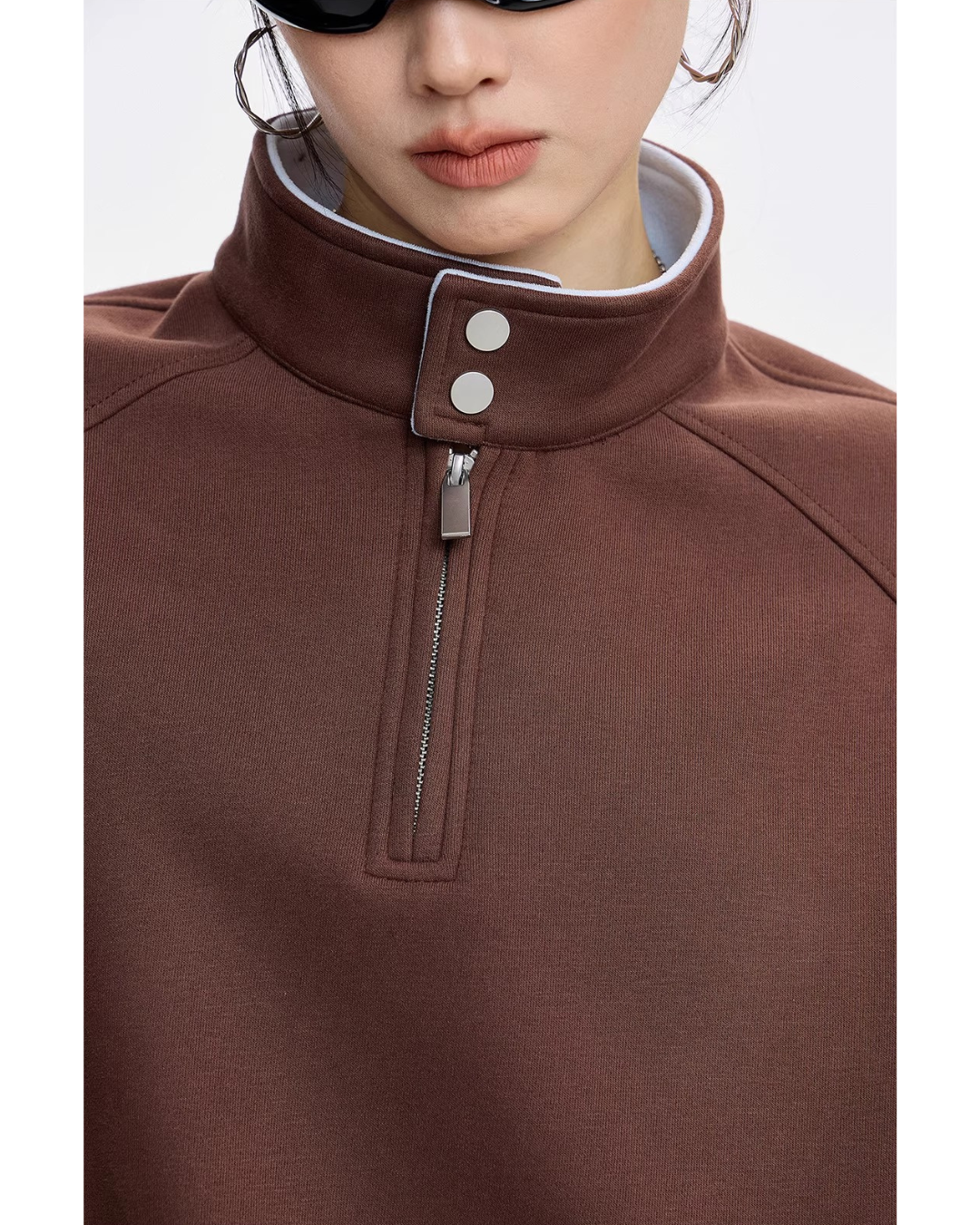 Half Zip Sweat Pullover